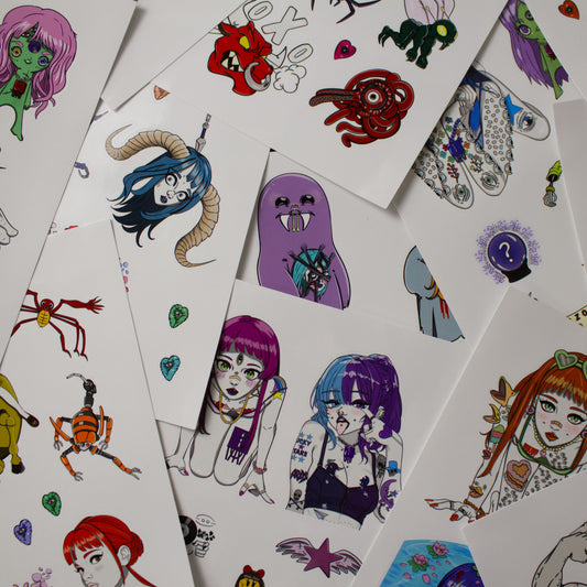 STICKER SHEETS PG. 1-20