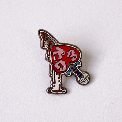 EKG Enamel Pin