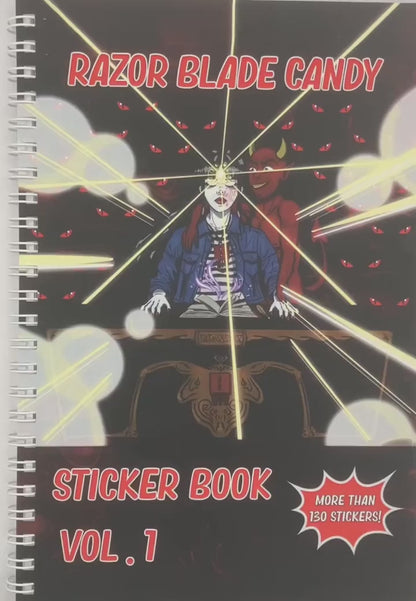 RAZOR BLADE CANDY STICKER BOOK VOL. 1